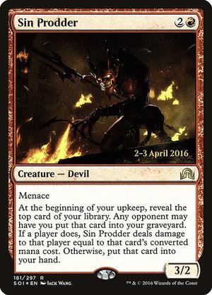 Sin Prodder (181s) [Shadows over Innistrad Promos]