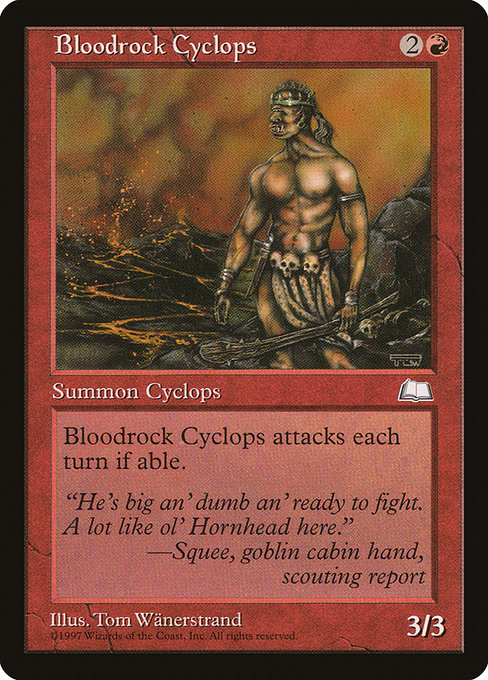 Bloodrock Cyclops (90) [Weatherlight]