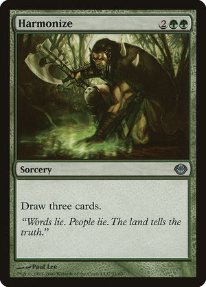 Harmonize (21) [Duel Decks: Garruk vs. Liliana]