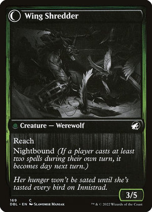 Bird Admirer // Wing Shredder (169) [Innistrad: Double Feature] Reverse