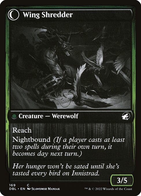 Bird Admirer // Wing Shredder (169) [Innistrad: Double Feature]