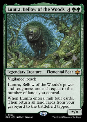 Lumra, Bellow of the Woods (183p) [Bloomburrow Promos]