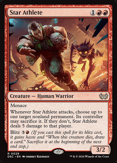 Star Athlete (29) [Duskmourn: House of Horror Commander]