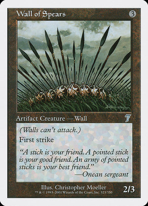 Wall of Spears (323) [Seventh Edition]