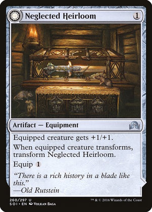 Neglected Heirloom // Ashmouth Blade (260) [Shadows over Innistrad]