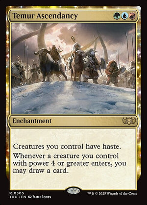 Temur Ascendancy (305) [Tarkir: Dragonstorm Commander]