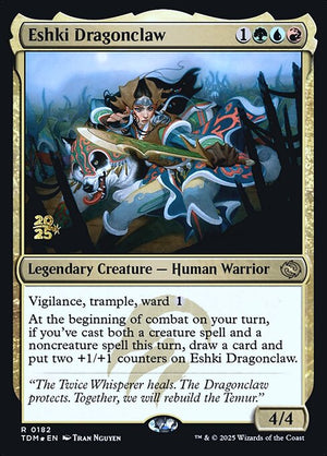 Eshki Dragonclaw (182s) [Tarkir: Dragonstorm Promos]