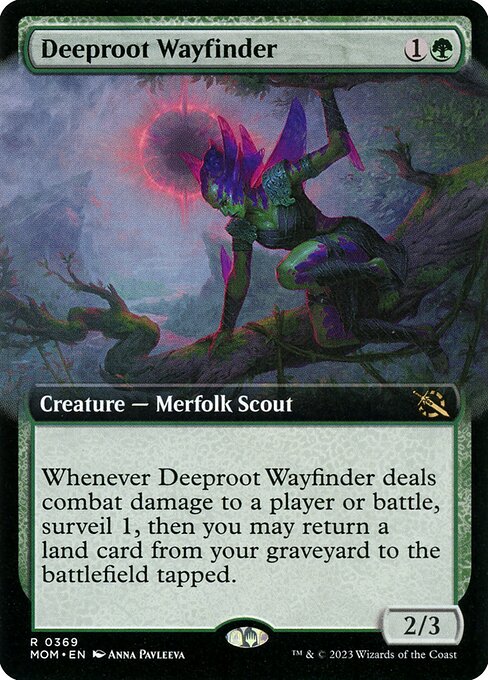 Deeproot Wayfinder (369) [March of the Machine] [Extended Art]