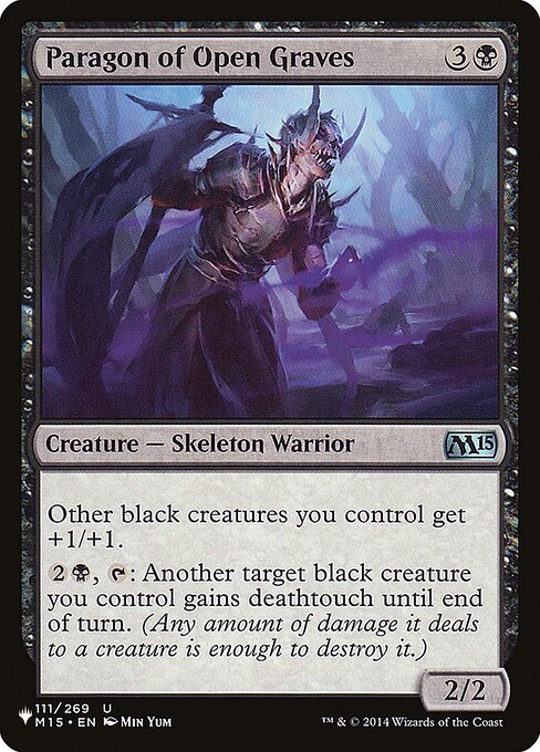 Paragon of Open Graves (M15-111) [The List]