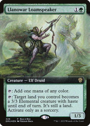 Llanowar Loamspeaker (428) [Dominaria United] [Extended Art]