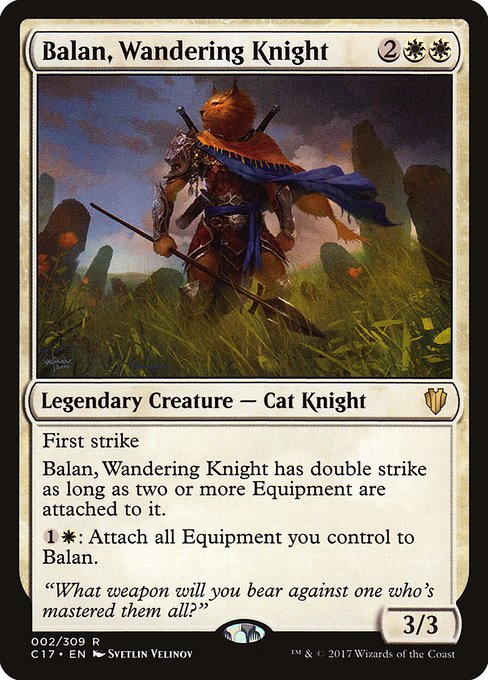 Balan, Wandering Knight (2) [Commander 2017]