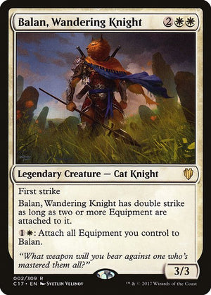 Balan, Wandering Knight (2) [Commander 2017]