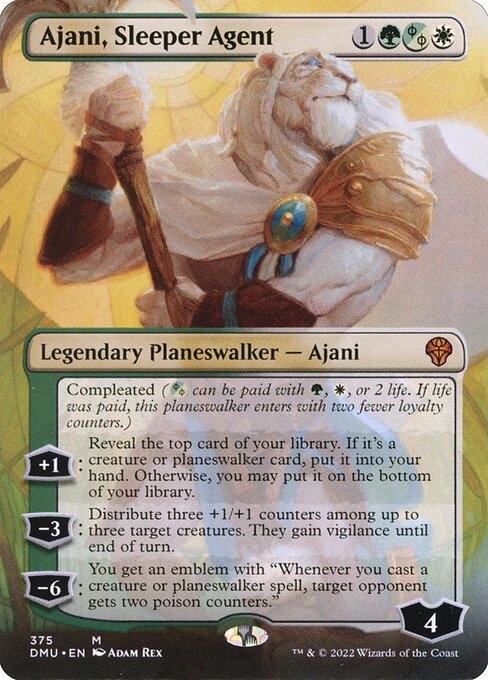 Ajani, Sleeper Agent (375) [Dominaria United] [Borderless]