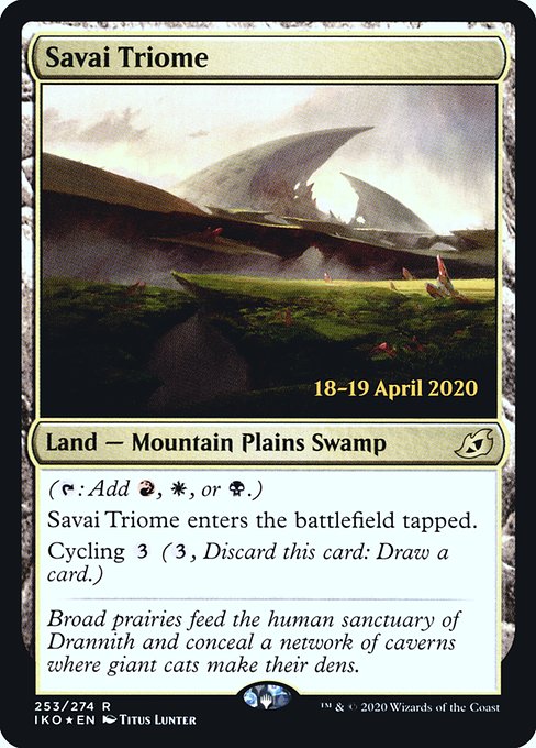 Savai Triome (253s) [Ikoria: Lair of Behemoths Promos]