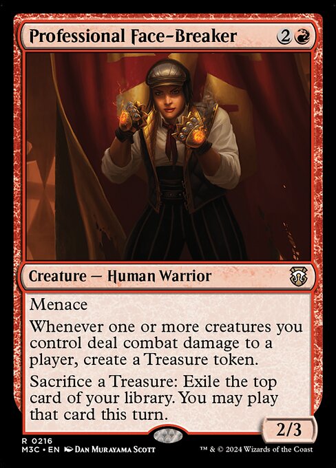 Professional Face-Breaker (216) [Modern Horizons 3 Commander]