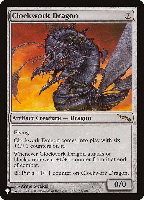 Clockwork Dragon (MRD-155) [The List]