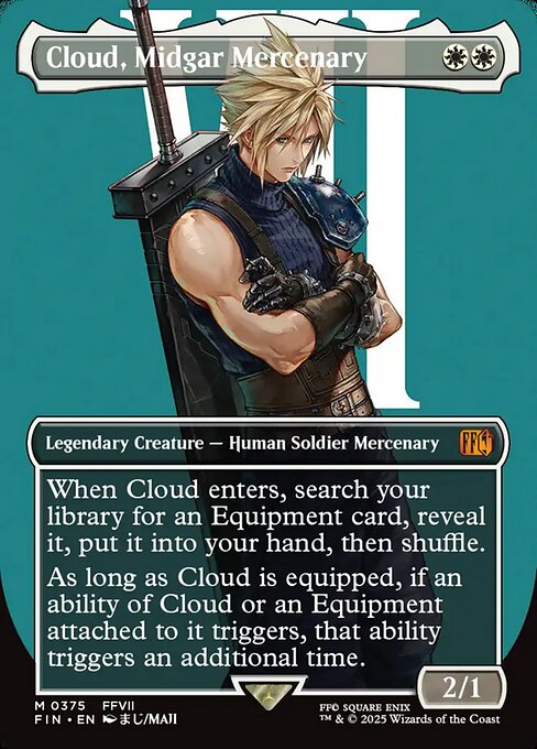 Cloud, Midgar Mercenary (375) [Final Fantasy]
