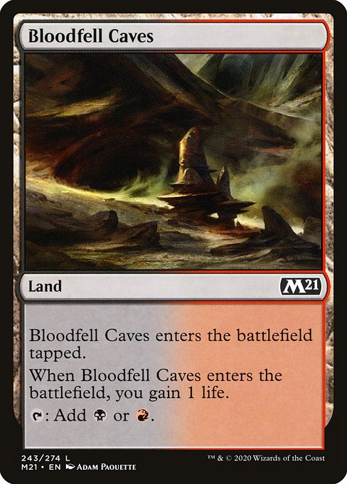Bloodfell Caves (243) [Core Set 2021]
