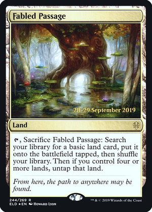 Fabled Passage (244s) [Throne of Eldraine Promos]