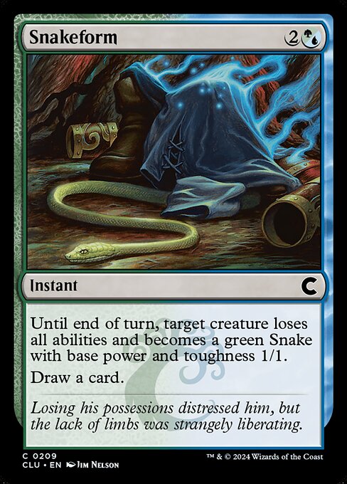 Snakeform (209) [Ravnica: Clue Edition]