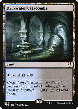 Darkwater Catacombs (232) [Forgotten Realms Commander]