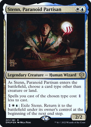 Stenn, Paranoid Partisan (221s) [Dominaria United Promos]