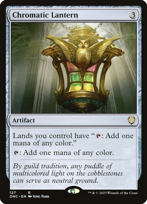 Chromatic Lantern (127) [Phyrexia: All Will Be One Commander]