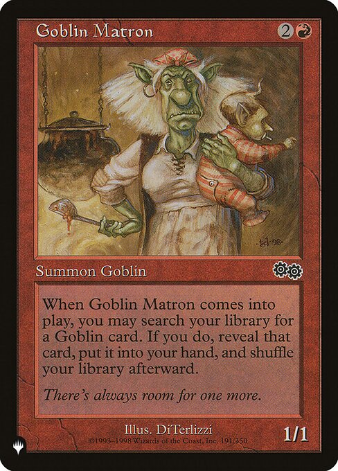 Goblin Matron (USG-191) [The List]