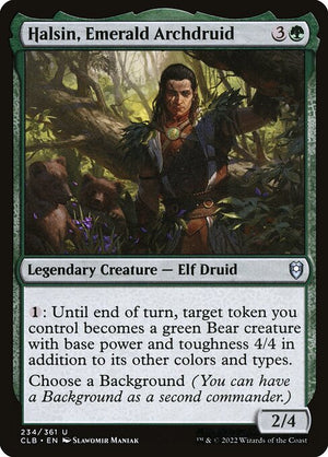 Halsin, Emerald Archdruid (234) [Commander Legends: Battle for Baldur's Gate]