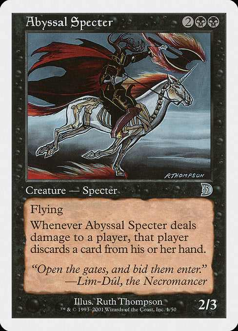Abyssal Specter (1) [Deckmasters]