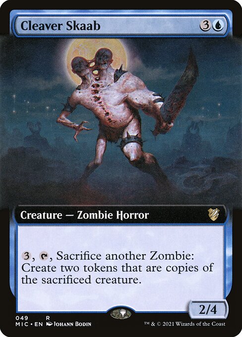 Cleaver Skaab (49) [Midnight Hunt Commander] [Extended Art]