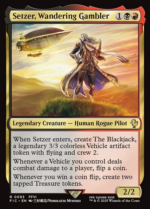 Setzer, Wandering Gambler (93) [Final Fantasy Commander]