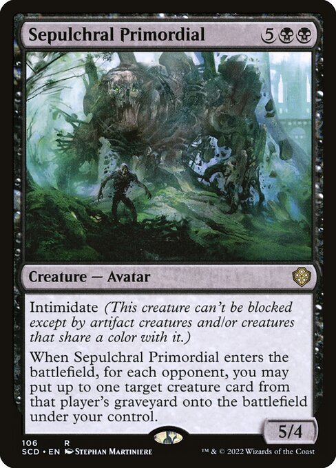 Sepulchral Primordial (106) [Starter Commander Decks]