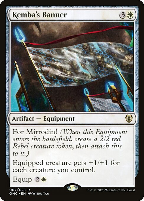 Kemba's Banner (7) [Phyrexia: All Will Be One Commander]