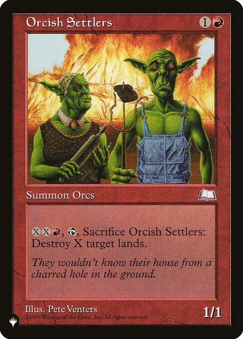 Orcish Settlers (WTH-112) [The List]