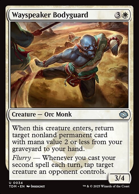 Wayspeaker Bodyguard (34) [Tarkir: Dragonstorm]