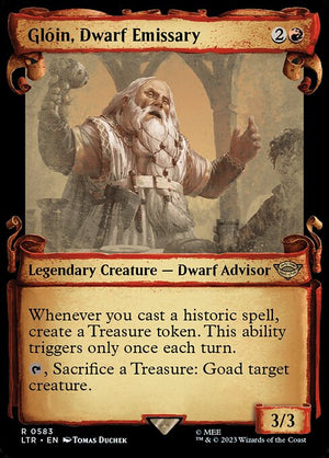 Glóin, Dwarf Emissary (583) [The Lord of the Rings: Tales of Middle-earth] [Showcase]