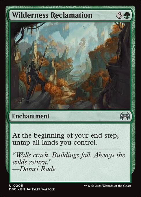 Wilderness Reclamation (205) [Duskmourn: House of Horror Commander]