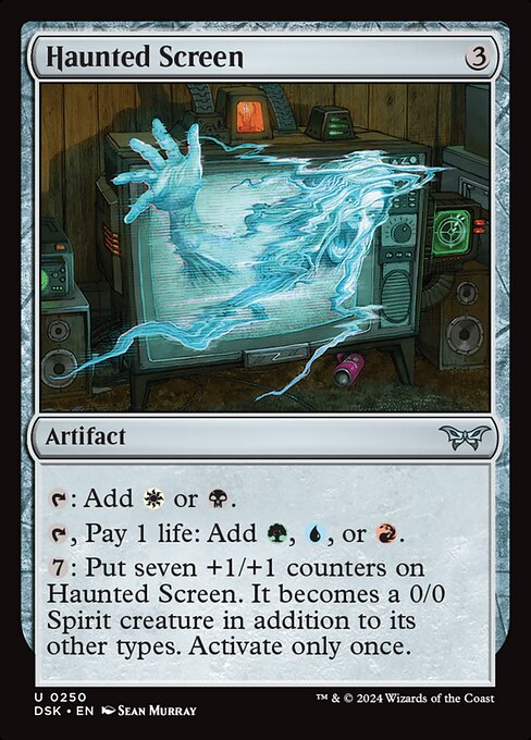 Haunted Screen (250) [Duskmourn: House of Horror]
