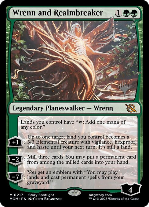 Wrenn and Realmbreaker (217p) [March of the Machine Promos]