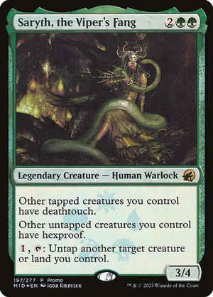 Saryth, the Viper's Fang (197★) [Innistrad: Midnight Hunt Promos]