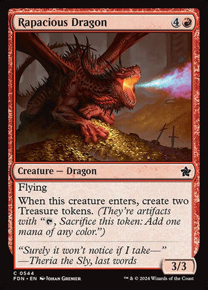 Rapacious Dragon (544) [Foundations]