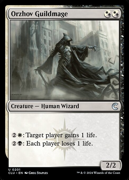 Orzhov Guildmage (201) [Ravnica: Clue Edition]