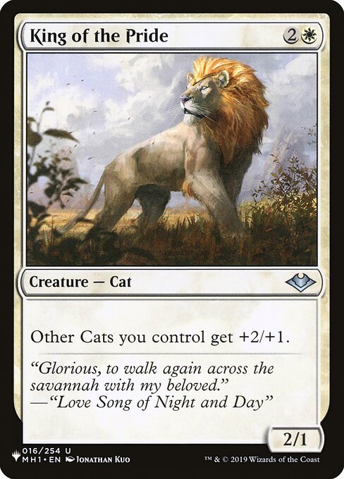 King of the Pride (MH1-16) [The List]