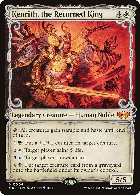 Kenrith, the Returned King (4) [Multiverse Legends] [Showcase]
