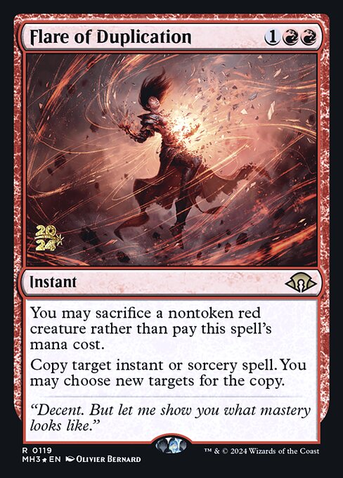 Flare of Duplication (119s) [Modern Horizons 3 Promos]