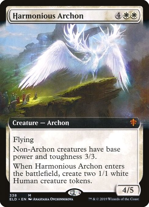 Harmonious Archon (338) [Throne of Eldraine] [Extended Art]