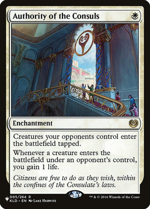 Authority of the Consuls (KLD-5) [The List]