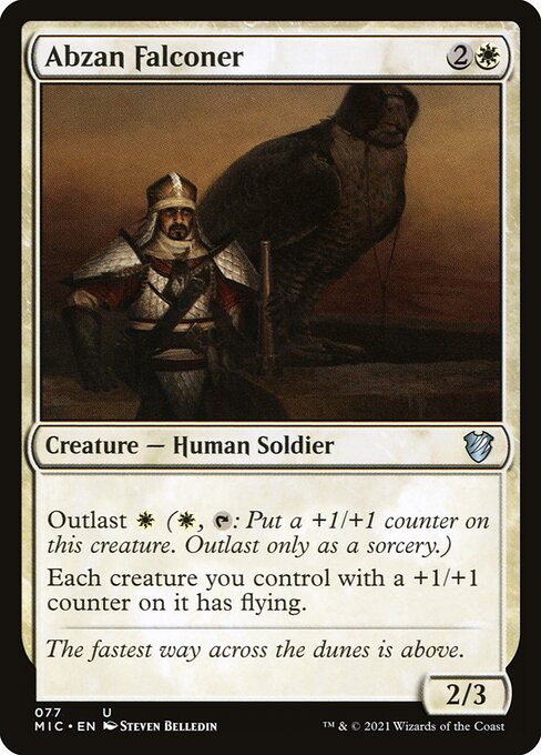 Abzan Falconer (77) [Midnight Hunt Commander]