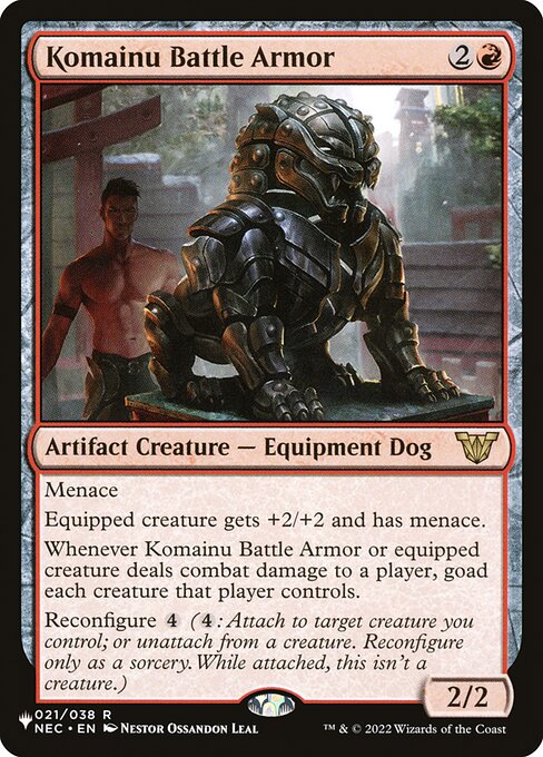 Komainu Battle Armor (NEC-21) [The List]
